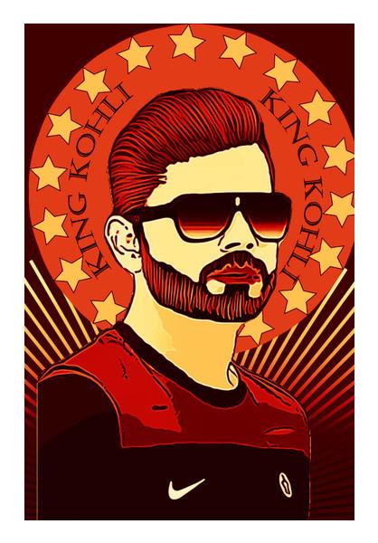 PosterGully Specials, King Virat Kohli Wall Art