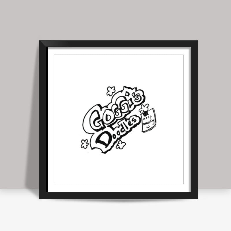 Goggis Doodles Square Art Prints