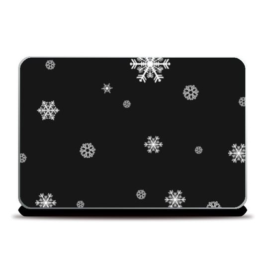 Laptop Skins, Snowflakes Laptop Skins