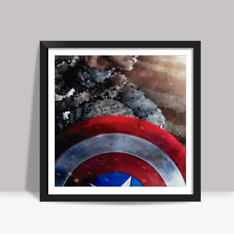 Captain America Square Art Prints