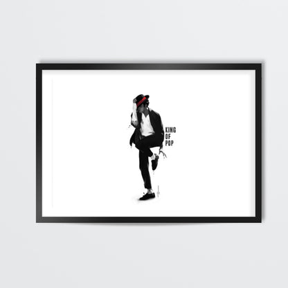 michael jackson | king of pop Wall Art