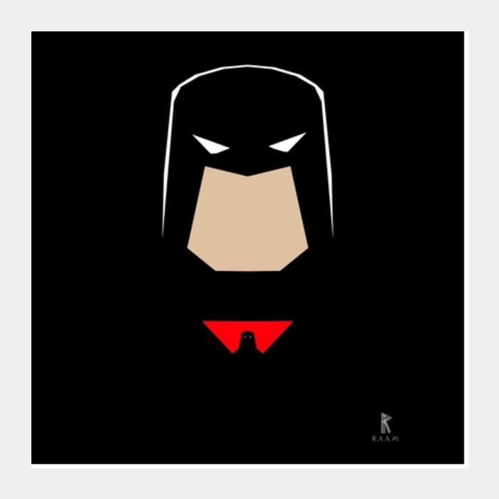 PosterGully Specials, Space Ghost Minimalist Square Art Prints