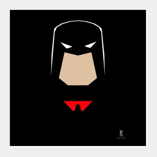 PosterGully Specials, Space Ghost Minimalist Square Art Prints