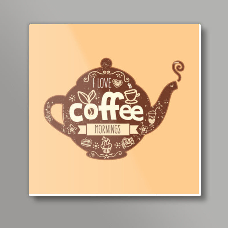 Coffee Square Art Prints