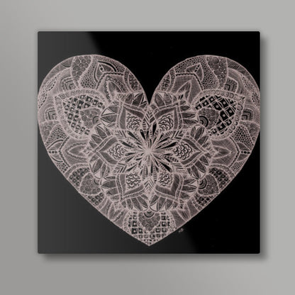 The Burst Of Love Square Art Prints