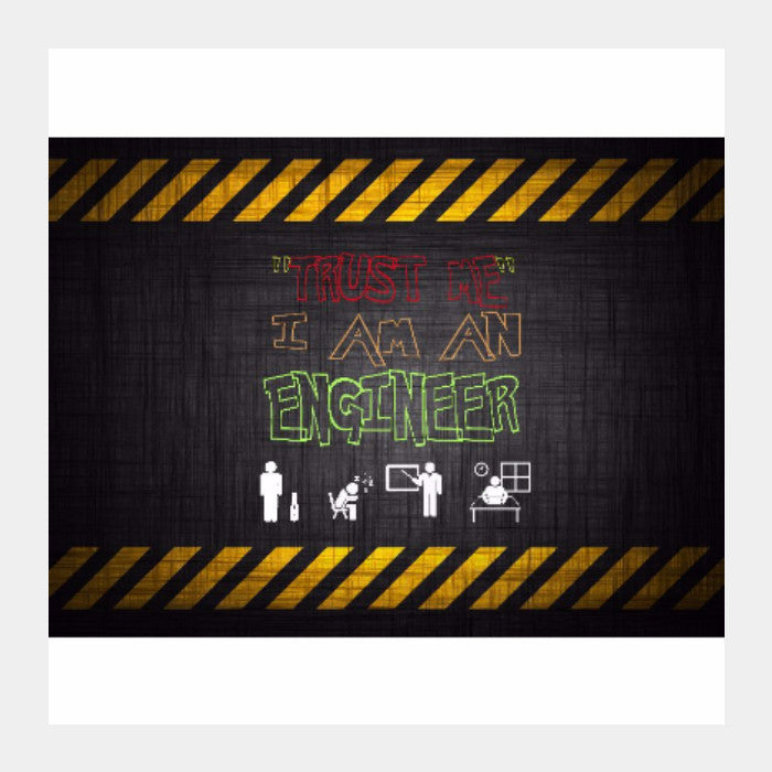 Square Art Prints, ENGINEER | ANKIT ANAND, - PosterGully