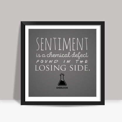 SHERLOCK Sentiment Square Art Prints