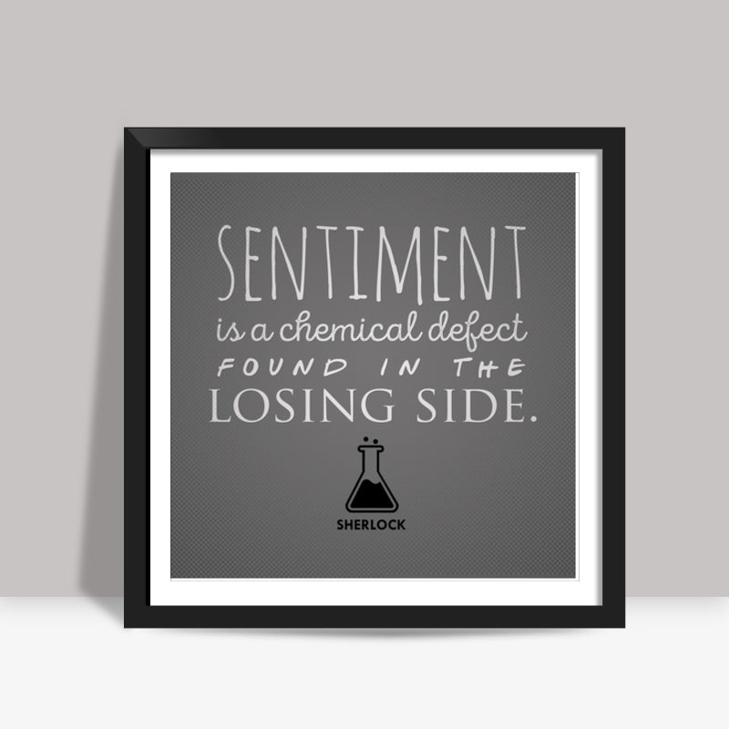 SHERLOCK Sentiment Square Art Prints