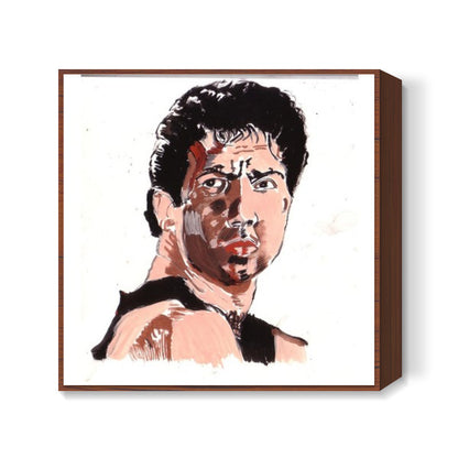 RAGE is a part of couRAGE- Sunny Deol Square Art Prints