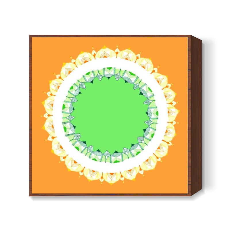 Mandala Art | Republic Day Square Art Prints