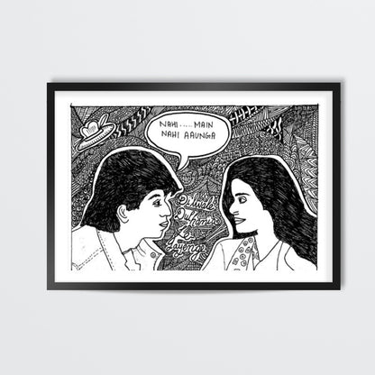 Dilwale Dulhania Le Jayenge #YRF Wall Art