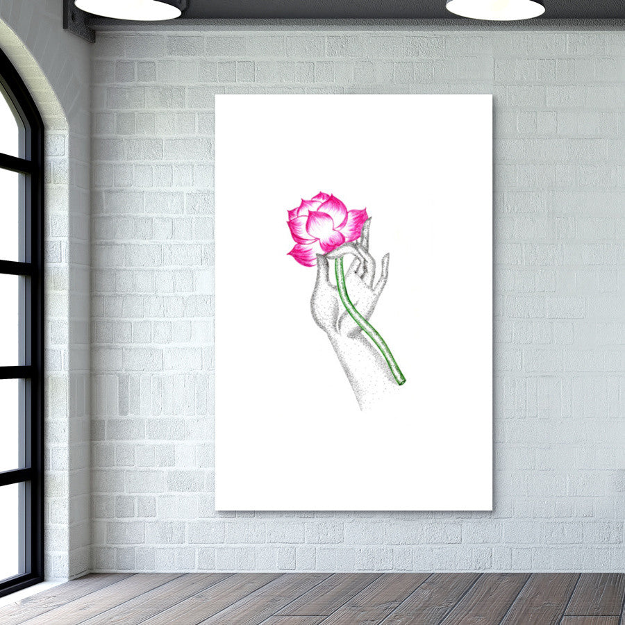 Buddha Lotus Wall Art | Sayli M