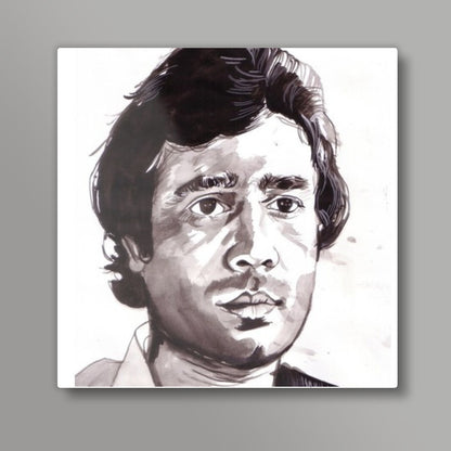 Life is a lot about its philosophy, says Rajesh Khanna Square Art Prints