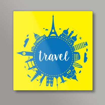 Travel Square Art Prints