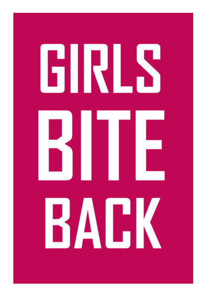 GIRLS BITE BACK Wall Art