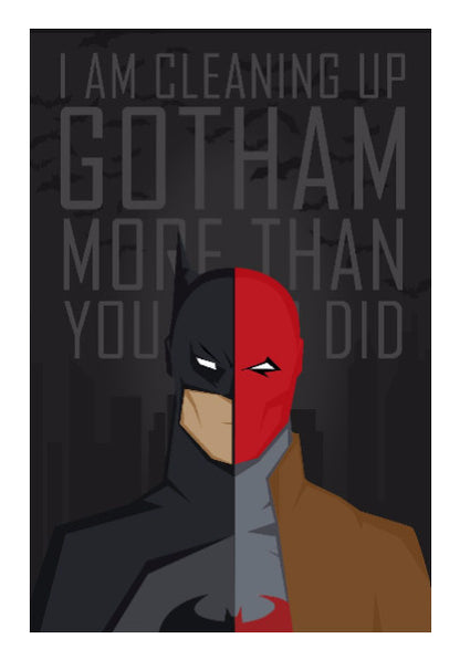 Wall Art, RedHood Batman Wall Poster