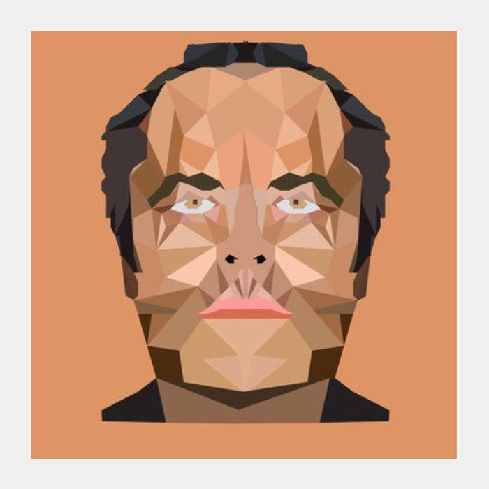 Square Art Prints, JACK NICHOLSON Square art print Square Art Prints