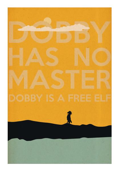 PosterGully Specials, Dobby is a Free Elf Wall Art | Rishabh Bhargava | PosterGully Specials, - PosterGully