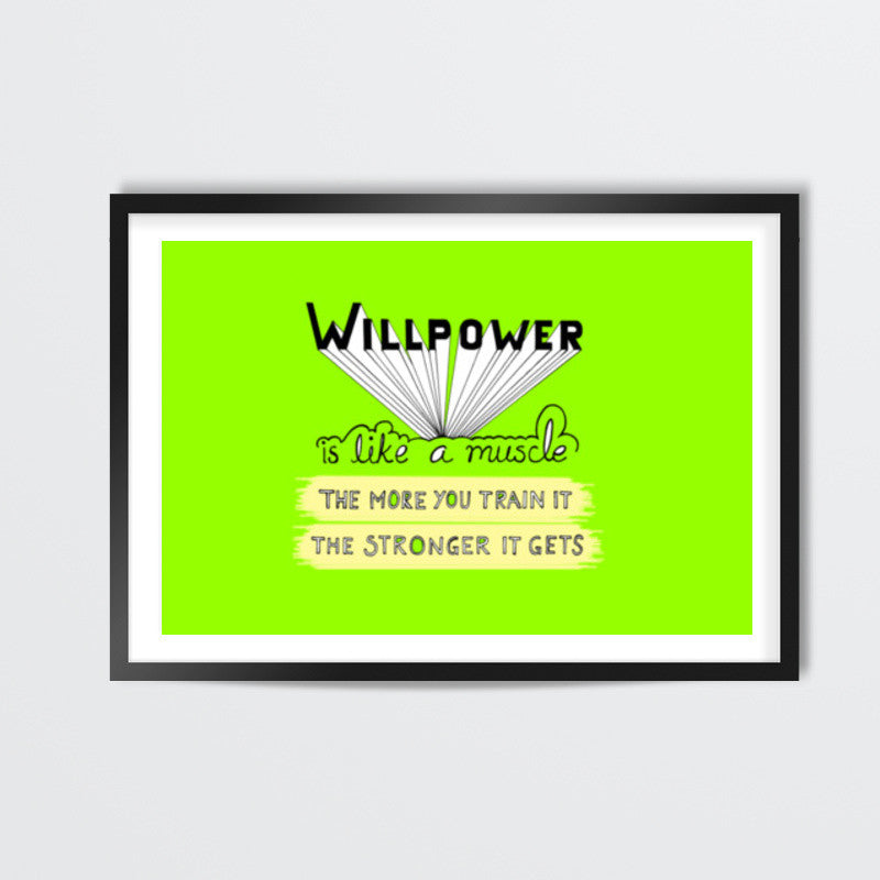 Willpower Wall Art