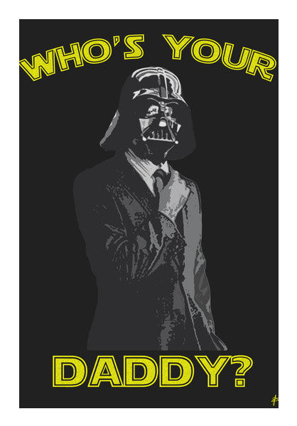 Daddy Darth Vader  Art PosterGully Specials