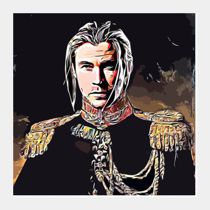 Chris Hemsworth Square Art Prints