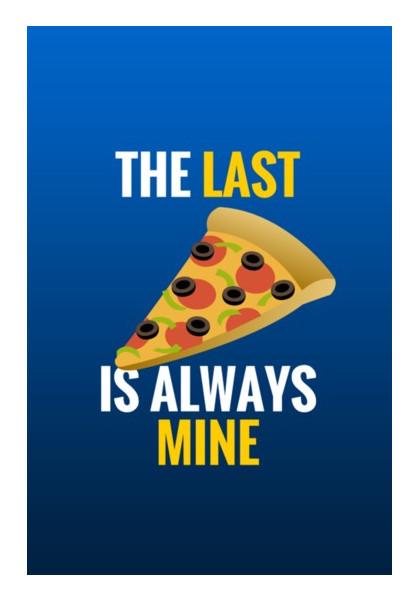 PosterGully Specials, Last slice of pizza | Wall Art