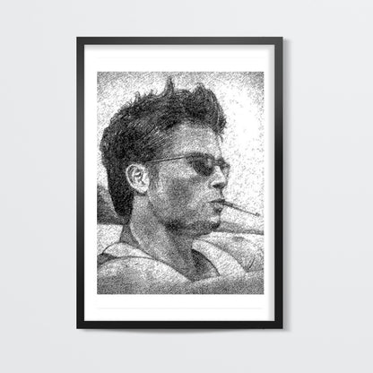 Brad Pitt - Fight Club Wall Art