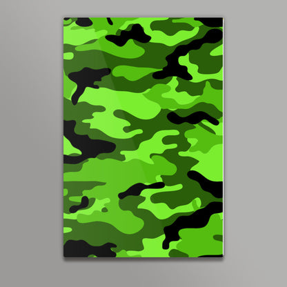 Green Camo Wall Art