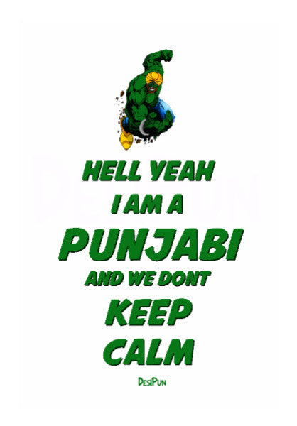 Wall Art, Hell yeah i am a Punjabi / Desipun, - PosterGully