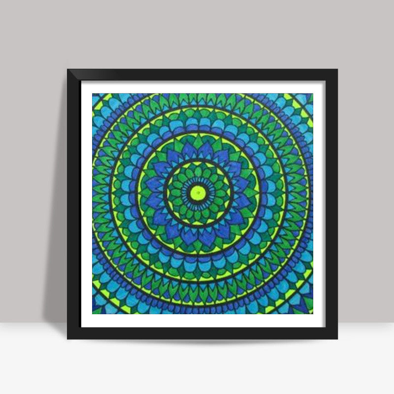 The Bleen Mandala Square Art | Jasmine Kaur Lotey