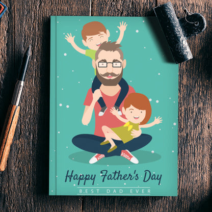 Kids Playing With Dad | #Fathers Day Special Notebook