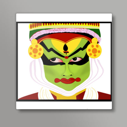 Kathak Dancer Square Art Prints