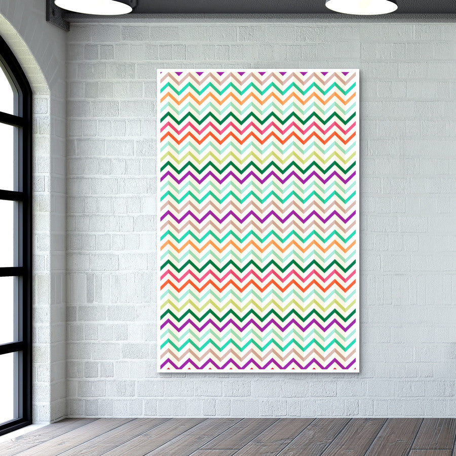 Zig Zag Wall Art| Buy High-Quality Posters and Framed Posters Online ...