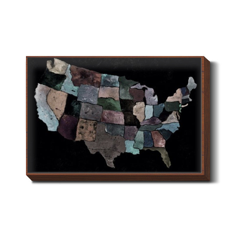 Usa map 1 Wall Art