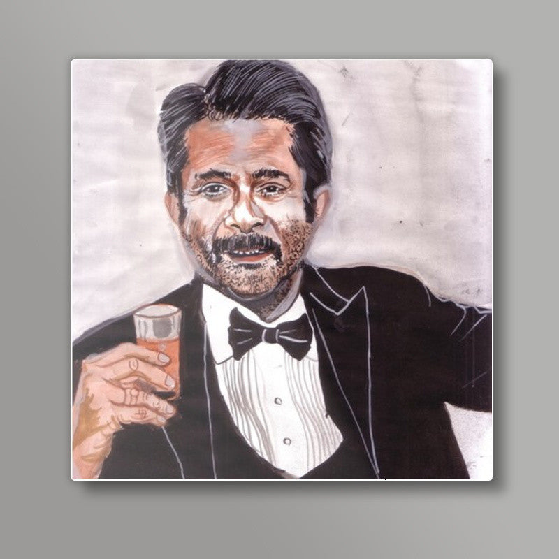 Ekdum Jhakaas - Anil Kapoor Square Art Prints