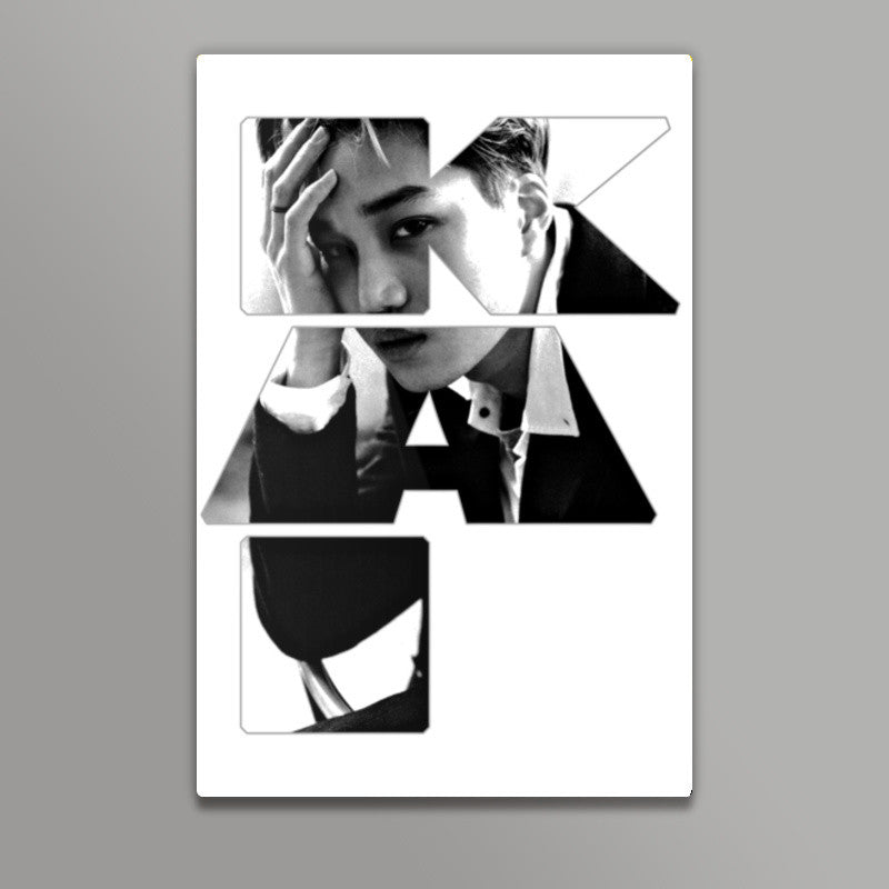 Kai EXO Fanmade Wall Art