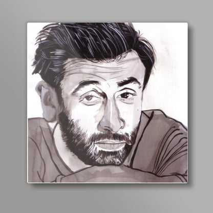 Ranbir Kapoor is dedicated to his craft Square Art Prints