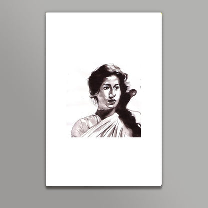 Madhubala enchants with her simplicity Wall Art