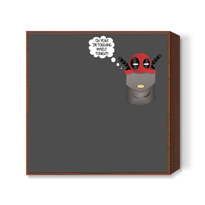 Pocket Deadpool Square Art Prints