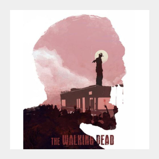 Square Art Prints, The Walking Dead