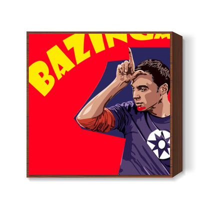 Bazinga Square Art Prints