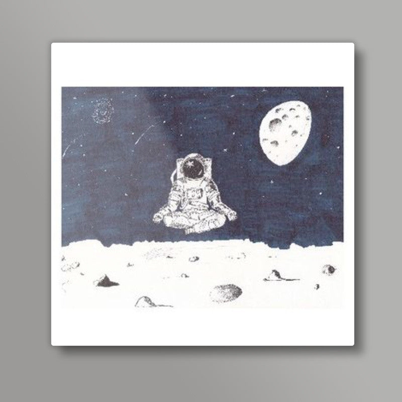 Meditating Yogi astronaut