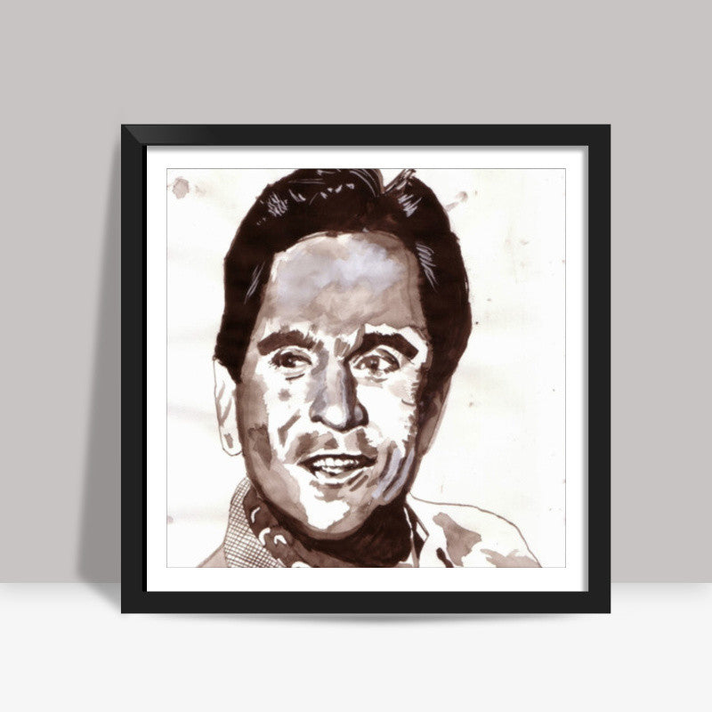 Dilip Kumar is the thespian who remains a stalwart, in his speech and in his silence Square Art Prints