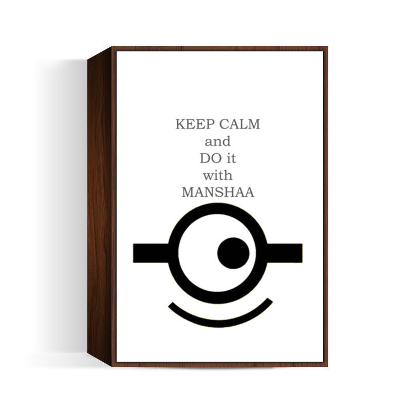 keep calm and write it with manshaa Wall Art