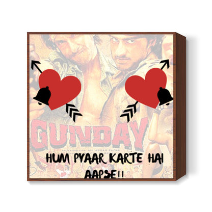 Gunday #yrf Square Art Prints