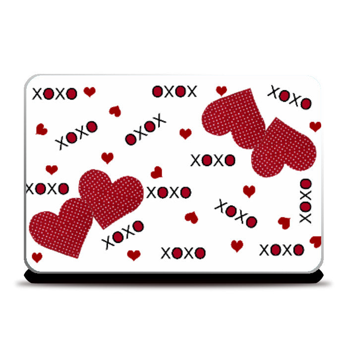 Laptop Skins, Hearts Love Laptop Skin l Artist: Seema Hooda, - PosterGully