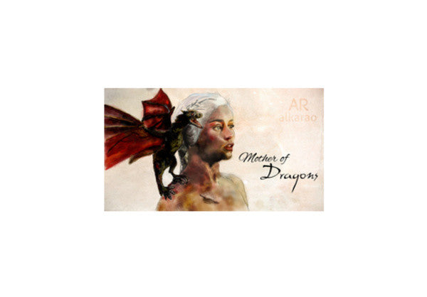 Wall Art, Daenerys Targeryn, Mother of Dragons Wall Art