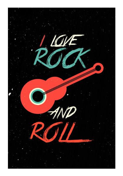 PosterGully Specials, I love rock and roll Wall Art