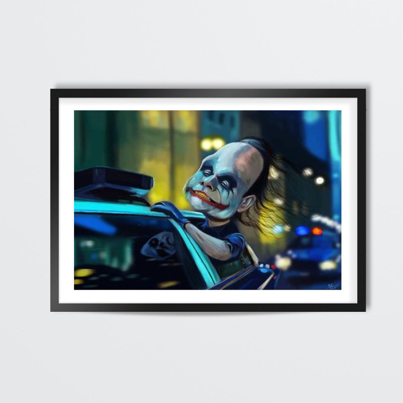 The Joker | Heath Ledger | The Dark Knight | Caricature Wall Art