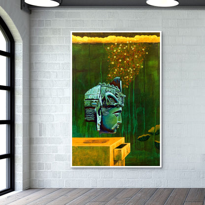 Bodhi and Golden Rain Wall Art